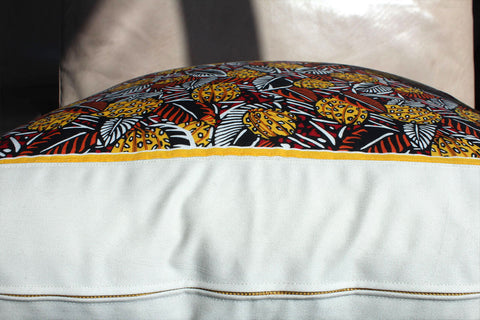5. Fiorucci Italy, Cotton Pillow Cover, Repurposed Antique Scarf 1990