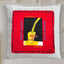 11. Person's Japan, Linen Pillow Cover, Repurposed Antique Pocket Square 1980