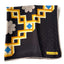 6. Christian Dior, Silk Linen Pillow Cover, Repurposed Antique Pocket Square 1990