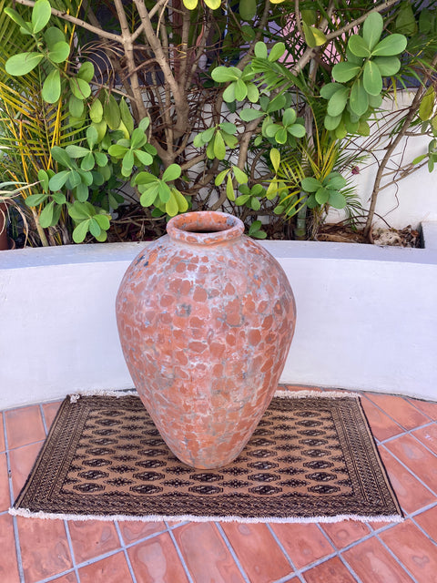 Artemis, Patina Terracotta Large Vase, Central American 20th c.