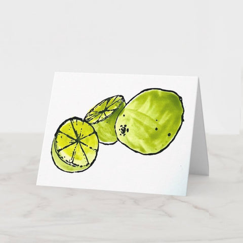 Fresh Fruit, Hand Painted Stationery, Lisa Angelini Studio