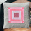 7. Picnic Americana, Linen Pillow Cover, Repurposed Antique Pocket Square 1930